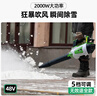 斯特克48V鋰電工業(yè)級吹風(fēng)機充電小型家用大功率吹雪機吹樹(shù)葉除塵器 曬單實(shí)拍圖