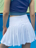 威爾勝（Wilson）官方25夏季新款女士MIDTOWN蜜糖帶底褲球袋一體織網(wǎng)球運(yùn)動(dòng)半身裙 經(jīng)典亮白色 WW00160331WT1 M /170/70A 曬單實(shí)拍圖