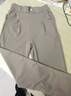 俞兆林（YUZHAOLIN）媽媽裝褲子女2025新款中老年女裝春秋洋氣小個(gè)子女褲夏季薄款直筒 卡其色 3XL 建議120-135斤 曬單實(shí)拍圖