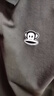 大嘴猴（paul frank）短袖t恤男夏季假兩件短袖男士polo衫寬松潮牌上衣男 灰色 XL  曬單實(shí)拍圖