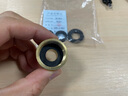 家柏飾6分4分銅接頭內外絲內絲直接對絲三通變徑補芯四分水管水暖配件 【24】6分內絲X4分外絲 曬單實(shí)拍圖