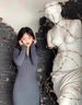 凡小如包臀連衣裙女2025春秋新款長袖針織內(nèi)搭修身御姐高級感性感裙女裝 灰色 M 【建議95-105斤】-裙長90cm 曬單實拍圖