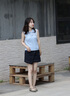 Teenie Weenie小熊女裝毛衣2025夏新款時(shí)髦休閑簡(jiǎn)約學(xué)院POLO領(lǐng)上衣 藍(lán)色 S 曬單實(shí)拍圖