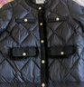 紅袖小香風(fēng)羽絨服冬季2024新款女裝水貂毛圓領(lǐng)輕熟甜美氣質(zhì)保暖短外套 黑050 L 曬單實(shí)拍圖