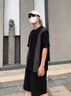 杰雷諾華夫格拼接短袖t恤男2025新款潮牌設(shè)計(jì)感上衣夏季薄款寬松大碼T恤 黑色 2XL 適合160-180斤 曬單實(shí)拍圖
