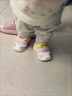 基諾浦 學(xué)步鞋嬰兒 春秋兒童軟底舒適寶寶鞋子 男女潮流百搭童鞋GB2232 象牙白/草莓粉/雅黃/幻藍(lán) 19.5 120mm 適合腳長116-124mm 曬單實(shí)拍圖