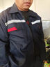耐典防靜電工作服套裝夏季長(zhǎng)袖勞保服男女汽修工程服廠服定制 藏藍(lán)175 曬單實(shí)拍圖