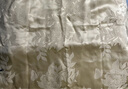 一城風(fēng)絮白瓷清賞丨原創(chuàng  )設計丨春秋真絲提花素雅手工花扣中式國風(fēng)旗袍長(cháng)裙 米色真絲交織冠樂(lè )縐旗袍 L 曬單實(shí)拍圖