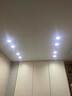 歐普照明led防眩光筒燈窄邊框客廳吊頂無主燈嵌入式三色天花燈過道燈 黑杯（三色變光）深防眩筒燈 10w-開孔70-80cm 曬單實拍圖