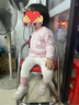 巴拉巴拉女童褲子寶寶打底褲秋裝嬰兒長褲洋氣時尚萌 米白10302 100 cm 曬單實拍圖