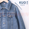 小豬班納兒童牛仔外套秋季2024新款男童痞帥時(shí)髦開(kāi)衫洋氣女童藍(lán)色休閑秋裝 【男女同款】牛仔藍(lán)/純色 160 曬單實(shí)拍圖