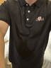 GENIOLAMODEpolo衫男士夏季國潮風(fēng)休閑百搭簡(jiǎn)約翻領(lǐng)寬松短袖男裝 黑色  2XL  曬單實(shí)拍圖