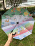 工匠時(shí)光嬰兒車(chē)遮陽(yáng)傘寶寶推車(chē)雨傘溜娃神器通用防曬傘兒童車(chē)三輪車(chē)遮陽(yáng)棚 彩虹橋游玩85cm-加大360°防曬 【日本鈦銀超強(qiáng)防曬】 曬單實(shí)拍圖