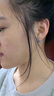翠奢緣品牌天鵝耳釘女項(xiàng)鏈?zhǔn)宙湑r(shí)尚氣質(zhì)耳飾情人節(jié)送女友老婆生日禮物 夢幻天鵝耳釘 曬單實(shí)拍圖