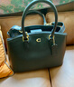 蔻馳（COACH）【七夕】女士LEGACY CARRYALL 28號手袋真皮大容量單肩包斜挎女包 B4/黑色 曬單實拍圖