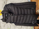 黑冰26新款女款鵝絨600+蓬坎肩防風(fēng)防潑保暖輕量羽絨馬甲 F8195KH F8195KH 淺灰 L 曬單實(shí)拍圖