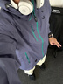 稻草人品牌沖鋒上衣男2025新款春秋戶外防風(fēng)防水登山運(yùn)動(dòng)工裝夾克外套男 孔雀藍(lán)【三防科技】 L 曬單實(shí)拍圖