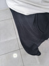 森馬（Semir）休閑褲女時(shí)尚打褶闊腿褲2025夏季氣質(zhì)格子肌理彎刀褲107425127002 曬單實(shí)拍圖