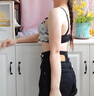 維多利亞的格調(diào)小胸聚攏內(nèi)衣女收副2025乳防下垂蕾絲文胸上托顯大無鋼圈胸罩套裝 星空黑(內(nèi)衣+內(nèi)褲) 70A 32ABC通用杯 曬單實拍圖