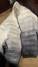 雪中飛休閑輕薄羽絨男士拉鏈口袋防風(fēng)袖口保暖男士短款秋羽 黑白漸變|9T84 2XL 185/100A 曬單實(shí)拍圖