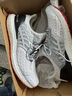 阿迪達斯（adidas）男鞋夏季新款休閑運動(dòng)鞋ULTRABOOST爆米花鞋子減震網(wǎng)面透氣跑步鞋 GY5373/白色/灰色/黑色 42 (260mm) 曬單實(shí)拍圖