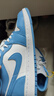 耐克NIKE七夕禮物 男AJ1大學(xué)藍(lán) JORDAN1運動鞋 FZ2138-114白藍(lán)40.5 曬單實拍圖