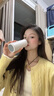 VRIUKNT迷你保溫杯小巧便攜2025新款保冷杯女高顏值小容量陶瓷內膽口袋杯 云絮白送3D圖案貼+清潔工具220ml 曬單實(shí)拍圖