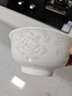 玉蝶景德鎮(zhèn)骨瓷家用米飯碗中式小湯碗面碗小清新創(chuàng)意陶瓷碗金鐘碗 5英寸愛麗絲金鐘碗6個(gè) 曬單實(shí)拍圖