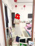 芭芙達妮2025夏季新款短袖襯衫女學(xué)院風(fēng)小個子顯瘦洋氣V領(lǐng)寬松雪紡襯衣上 米杏色【有里布】 M 95-105斤 曬單實拍圖