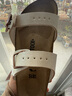 BIRKENSTOCK勃肯德國進口女款時尚休閑珠光軟木Sydney雙扣涼拖鞋 米色窄版1016171 37 曬單實拍圖