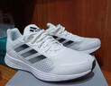 阿迪達(dá)斯（adidas）官方艦店男鞋 夏季新款潮流時(shí)尚運(yùn)動(dòng)鞋減震透氣休閑鞋跑步鞋 白色-透氣舒適-主推款 41 曬單實(shí)拍圖