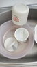 沃德百惠（WORTHBUY）保溫飯盒可微波爐加熱陶瓷便當(dāng)盒手提餐盒套裝上班族學(xué)生帶飯神器 米白加大號(hào)650ml 曬單實(shí)拍圖