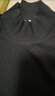 蕉內(nèi)（Bananain）熱皮501+女士保暖衣氨基酸防寒裸感內(nèi)搭百搭顯瘦可外穿打底衣T恤 【小高領(lǐng)】黑色 XL 曬單實(shí)拍圖
