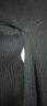 羅蒙（ROMON）V領(lǐng)假兩件長(cháng)袖針織衫女早秋季2025新款打底衫減齡洋氣毛衣上衣 黑色 L 曬單實(shí)拍圖