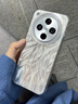 韻寧適用oppofindx8s手機殼新款findx8pro漸變羽紗oppofindx7保護套x7ultra硅膠x6高級x6pro男女保護殼 【銀色】漸變羽紗 OPPO Find X6 曬單實(shí)拍圖