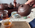 泱青韻紫砂壺原礦紫泥茶壺純全手工泡茶壺中式功夫茶具 蓮花西施 320ml 曬單實(shí)拍圖
