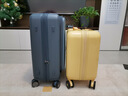 新秀麗（Samsonite）【花開(kāi)系列】行李箱拉桿箱 女新款輕便登機旅行箱贈半透明箱套QV6 亮黃色-機長(cháng)箱 16英寸 【便捷登機，可疊靠大箱】 曬單實(shí)拍圖