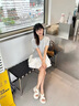百麗（Belle）簡(jiǎn)約輕便大方休閑涼鞋女25夏季新款真皮透氣厚底鞋B2480BL5 米白 37 (235mm) 曬單實(shí)拍圖