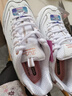 斯凱奇（Skechers）女鞋厚底增高老爹鞋百搭休閑鞋耐磨透氣運(yùn)動(dòng)鞋女 WTRG白/金 37 曬單實(shí)拍圖