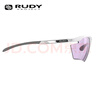 RUDY PROJECT跑步眼鏡馬拉松男女運動(dòng)變色太陽(yáng)鏡日夜可用田徑進(jìn)口護目鏡MAGNUS 光澤白/光致變色鍍膜紫 曬單實(shí)拍圖