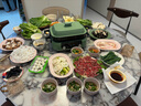 琺寶慕斯玫瑰系列陶瓷餐具套裝家用飯菜盤(pán)碟甜品湯喬遷禮 6人食16件套 曬單實(shí)拍圖