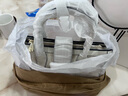 danxilu品牌包包女包斜挎手提包女士大容量婚包喜婆婆包七夕情人節(jié)禮物 9619米白色（變色壓花） 曬單實(shí)拍圖