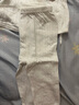婧麒（JOYNCLEON）新生嬰兒兒衣服春秋寶寶秋衣秋褲套裝初生幼兒0-3月分體內衣 白色 52cm 曬單實(shí)拍圖
