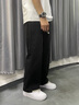 JEEP SPIRIT春秋季美式純棉休閑褲男薄款潮流百搭寬松垂感闊腿帥氣直筒褲子 2712卡其 XL 【130-145斤】 曬單實(shí)拍圖