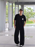 UNDEFEATED五條杠官方夏季新品美式潮流LOGO拳套短袖T恤 黑色 XL 曬單實(shí)拍圖