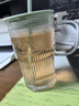 彩致（CAIZHI）玻璃杯辦公室水杯帶蓋帶把手吸管杯大容量水杯 透明薄荷綠CZ6940 曬單實拍圖