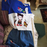 迪士尼（Disney）哪吒衣服2025新款夏季女童套裝寶寶夏裝洋氣時髦兒童短袖女孩服裝 紅色_亮燈 90 cm(建議身高85cm左右) 曬單實(shí)拍圖
