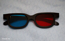 紅藍3d眼鏡塑料3D眼鏡手機電視電腦投影儀通用左右格式 塑料紅藍3D眼鏡1個(gè) 曬單實(shí)拍圖