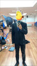 租伴郎服西裝三件套春秋冬新郎結婚畢業(yè)面試兄弟正裝合唱男士禮服 租/黑外套+黑西褲+白襯衫+領結 2XL 曬單實拍圖