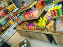 柏海森中島展示柜超市貨架零食堆頭水果特產(chǎn)便利店流水臺(tái)產(chǎn)品陳列置物架 [灰色+黑架]無柜小號(hào)120*90四 曬單實(shí)拍圖